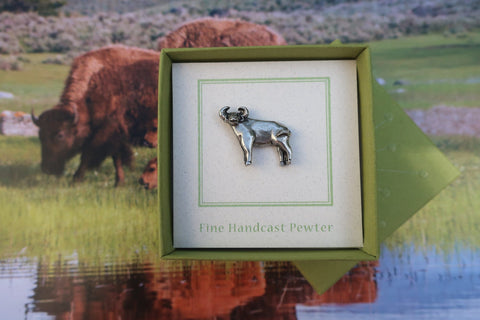 Water Buffalo Lapel Pin