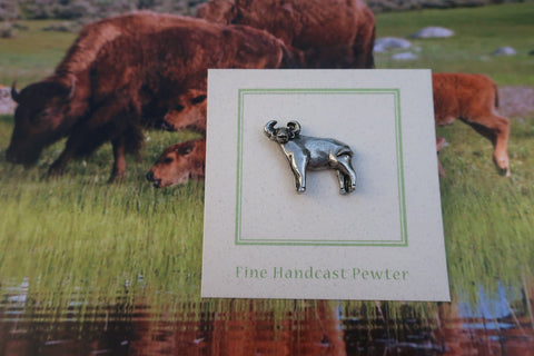 Water Buffalo Lapel Pin