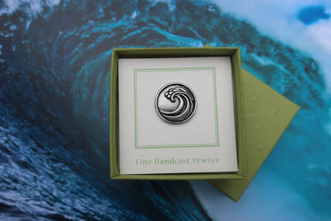 Wave Lapel Pin