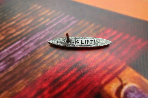 Weavers' Shuttle Lapel Pin