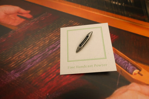Weavers' Shuttle Lapel Pin