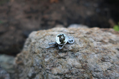 Wheelbarrow Lapel Pin
