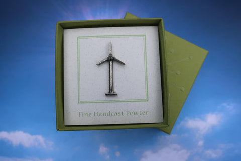 Wind Turbine Lapel Pin