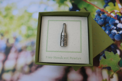 Wine Bottle Lapel Pin