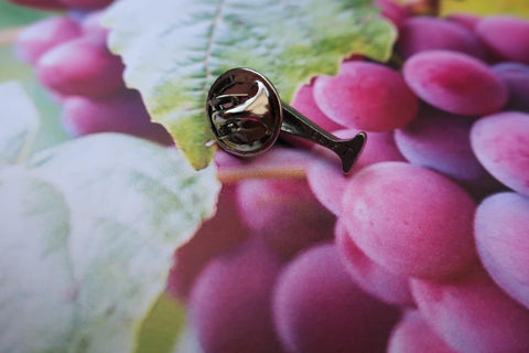 Wine Flute Lapel Pin