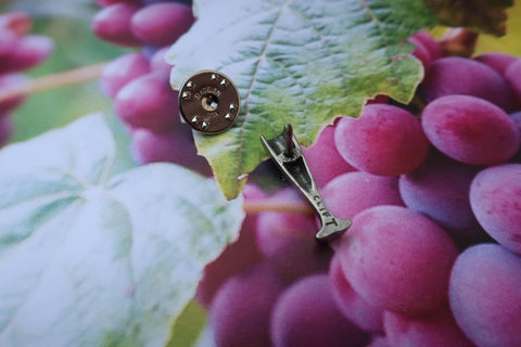 Wine Flute Lapel Pin