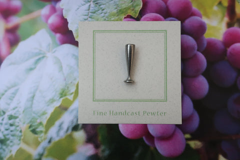 Wine Flute Lapel Pin