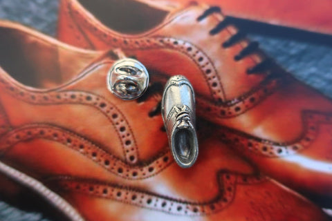 Wingtips Lapel Pin