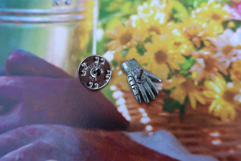 Work Glove Lapel Pin