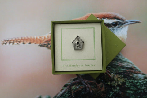 Wren House Lapel Pin