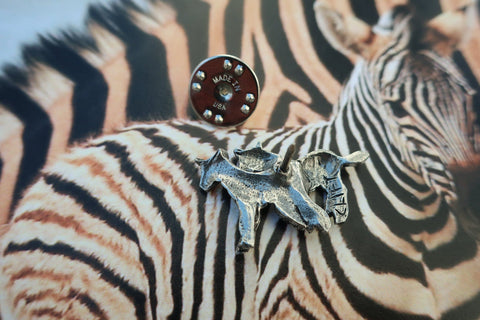 Zebra Lapel Pin
