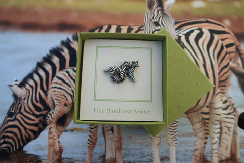 Zebra Lapel Pin