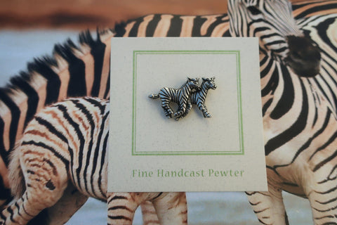 Zebra Lapel Pin
